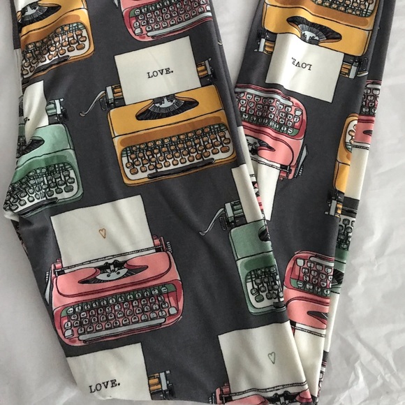 Lularoe typewriter leggings Clearance